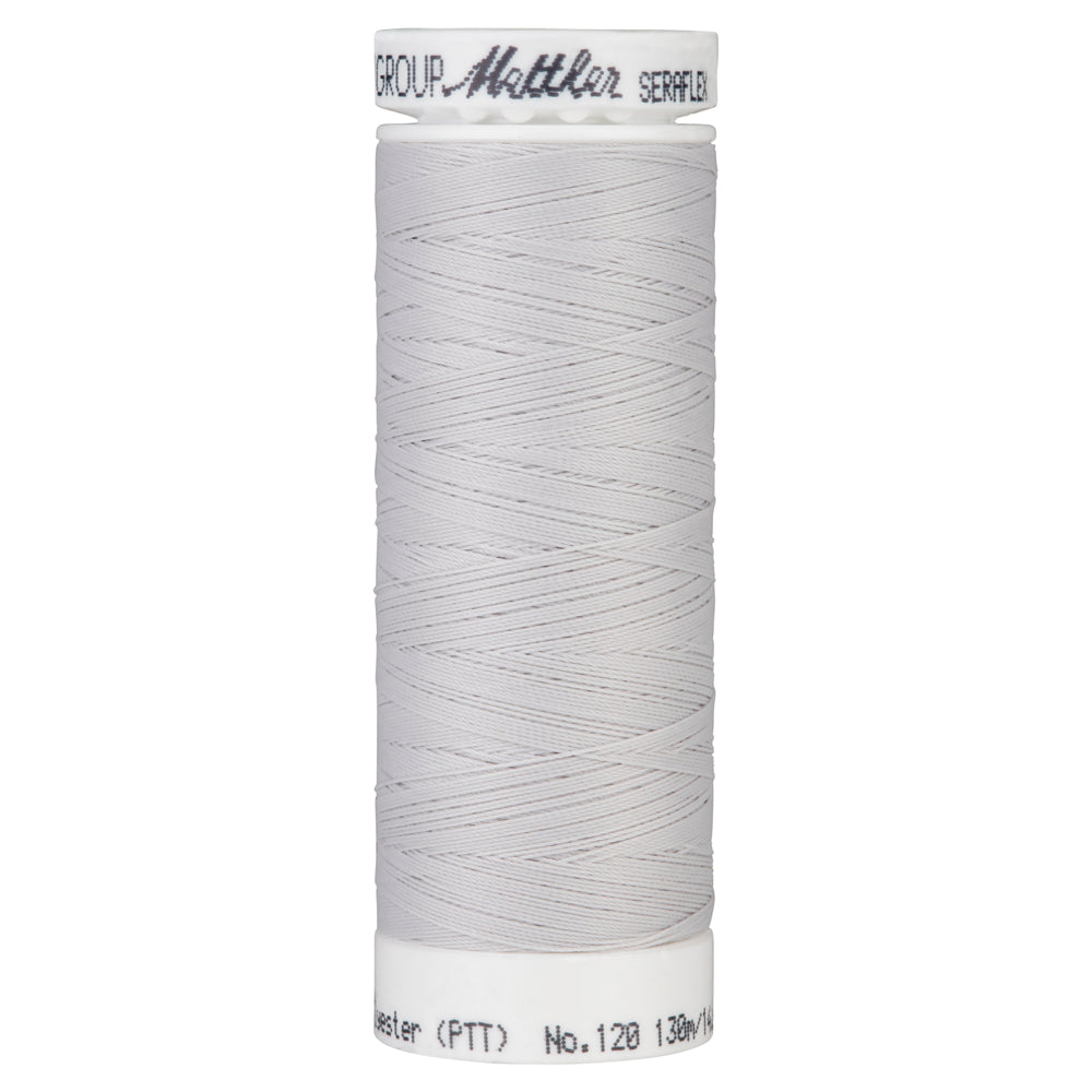 Mettler embroidery thread spool in Mystik Grey (0411) - 83/3 130m