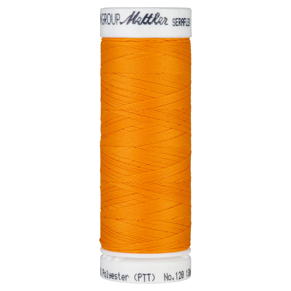 Mettler embroidery thread spool in Pumpkin (0122) - 83/3 130m