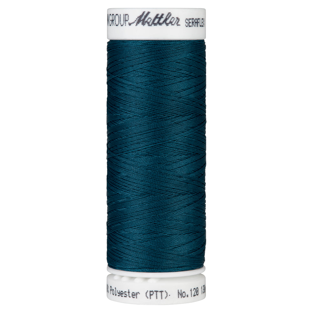 Mettler embroidery thread spool in Tartan Blue (0485) - 83/3 130m