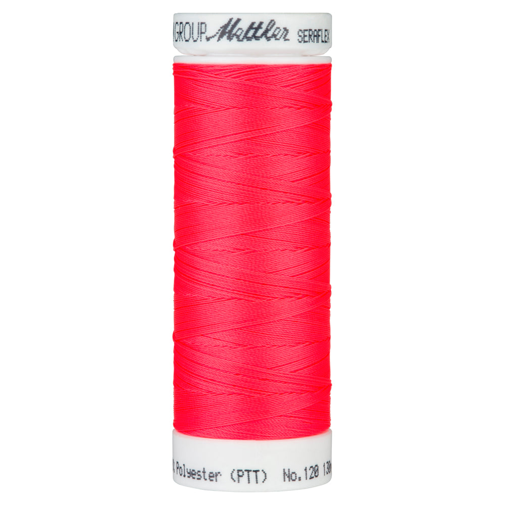 Mettler embroidery thread spool in Vivid Coral (8775) - 83/3 130m