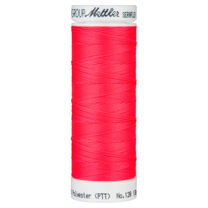 Mettler embroidery thread spool in Vivid Coral (8775) - 83/3 130m
