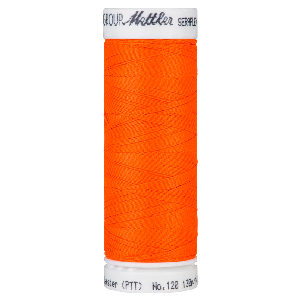 Mettler embroidery thread spool in Vivid Orange (1428) - 83/3 130m