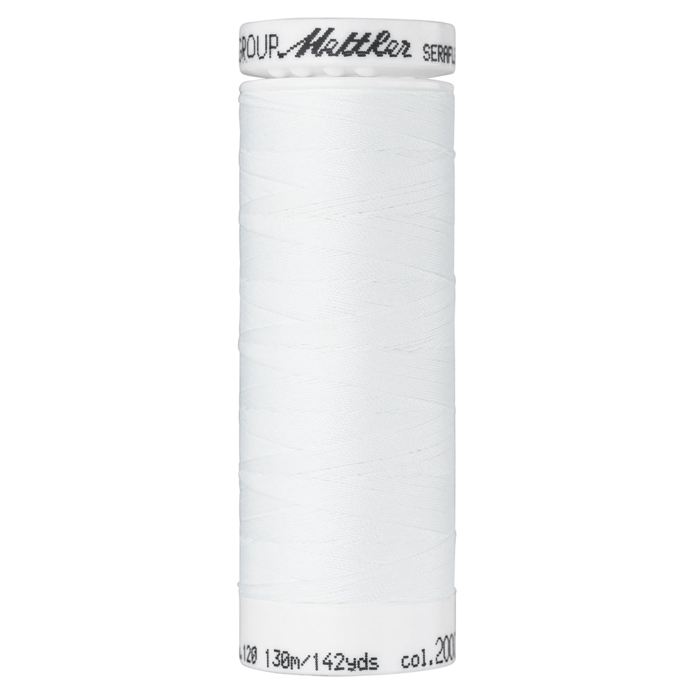 Mettler embroidery thread spool in White (2000) - 83/3 130m
