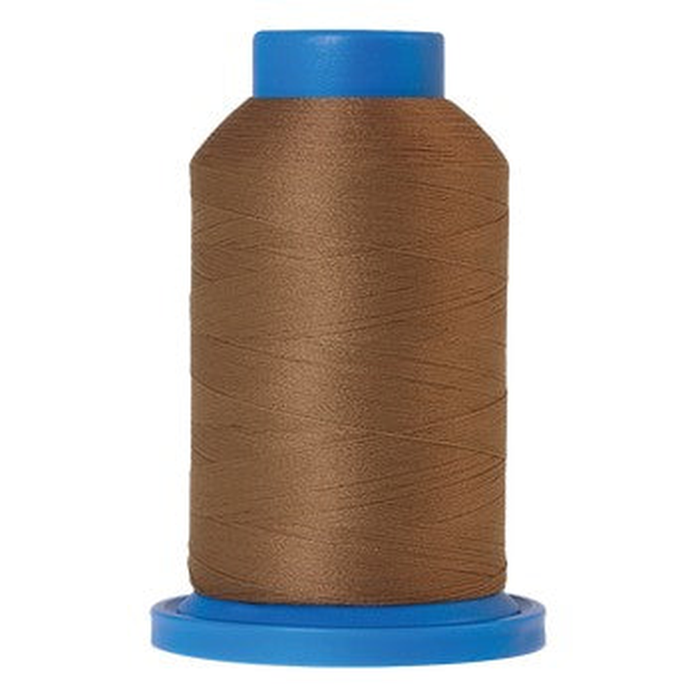 Mettler embroidery thread spool in Pecan (1424) - 51/1 1000m