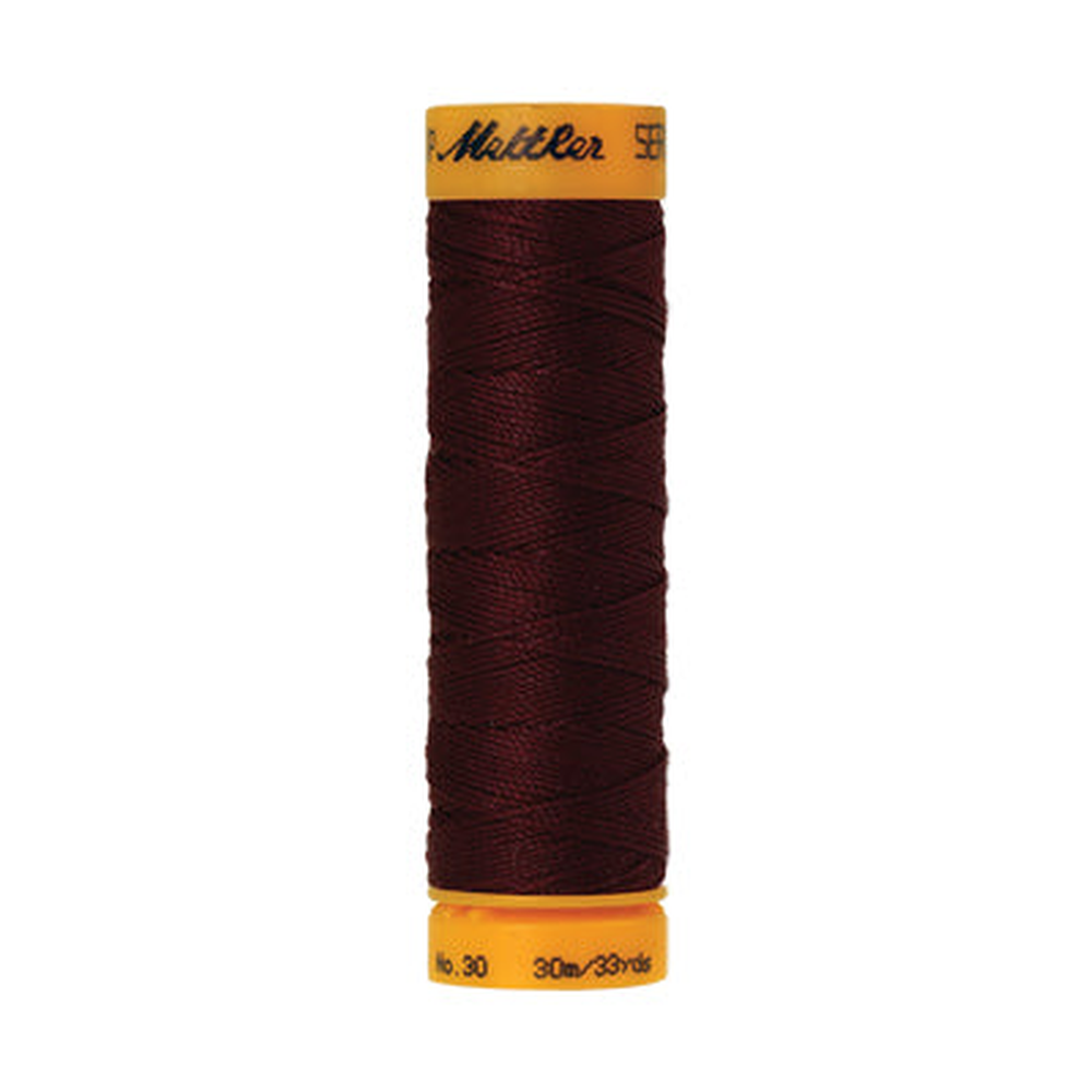 Mettler Seralon sewing thread spool in Beet Red (0111) - 30/3 30m
