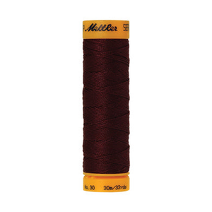 Mettler Seralon sewing thread spool in Beet Red (0111) - 30/3 30m
