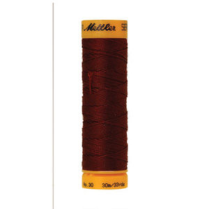 Mettler Seralon sewing thread spool in blue elderberry (1348) - 30/3 30m
