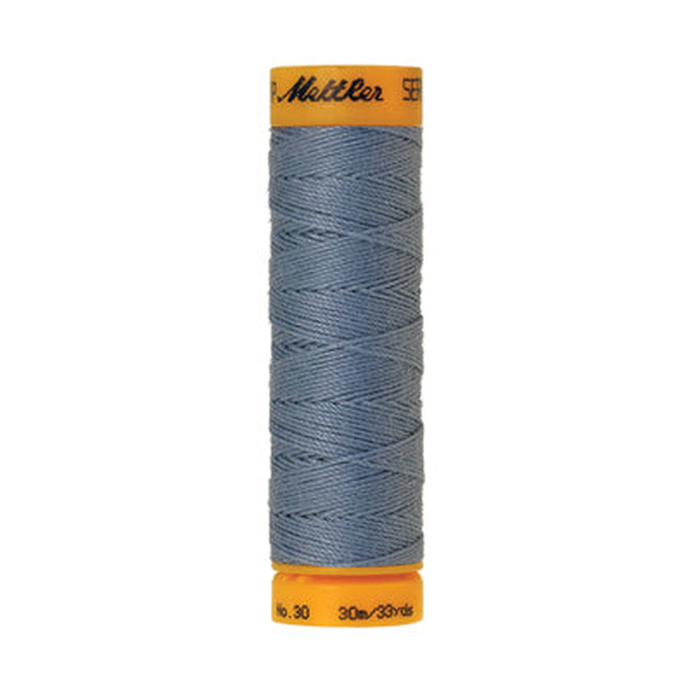 Mettler Seralon sewing thread spool in Blue Speedwell (1342) - 30/3 30m