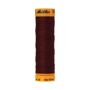 Mettler Seralon sewing thread spool in Bordeaux (0109) - 30/3 30m
