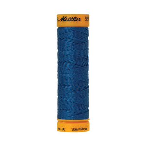 Mettler Seralon sewing thread spool in Colonial Blue (0024) - 30/3 30m