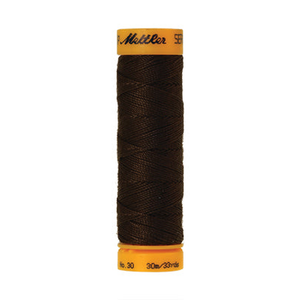 Mettler Seralon sewing thread spool in Dark Amber (1048) - 30/3 30m