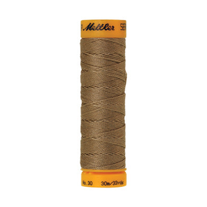 Mettler Seralon sewing thread spool in Dark Rattan (0267) - 30/3 30m