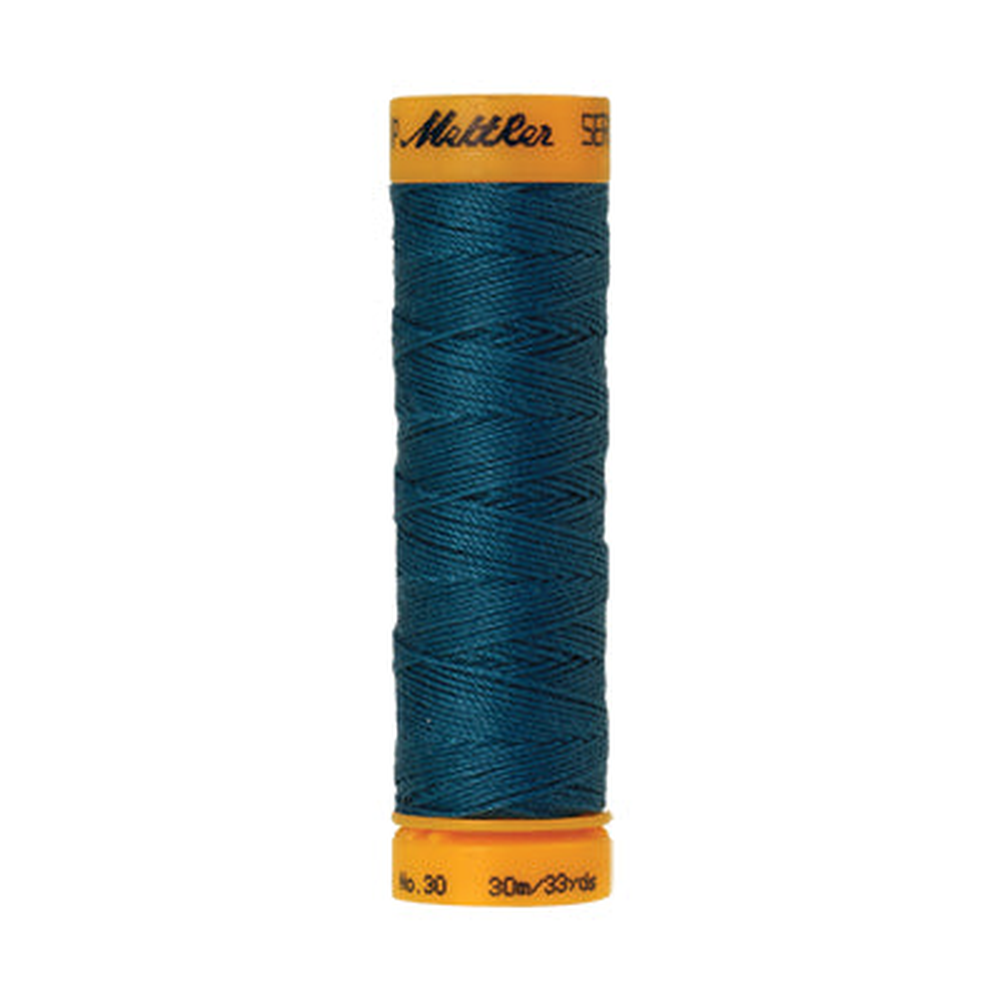 Mettler Seralon sewing thread spool in Dark Turquoise (0483) - 30/3 30m