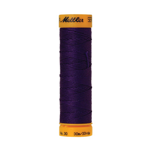 Mettler Seralon sewing thread spool in Deep Purple (0046) - 30/3 30m