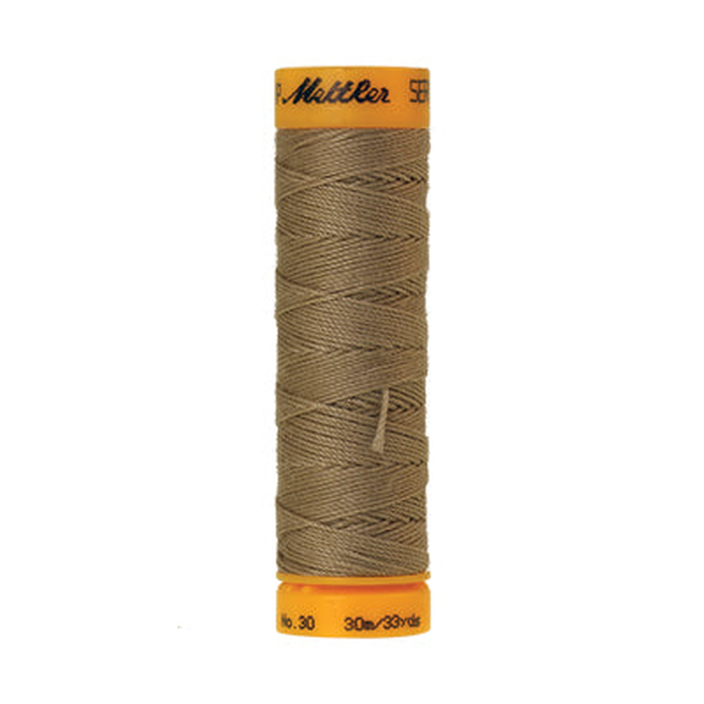 Mettler Seralon sewing thread spool in Dried clay (0380) - 30/3 30m