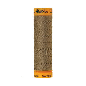 Mettler Seralon sewing thread spool in Dried clay (0380) - 30/3 30m