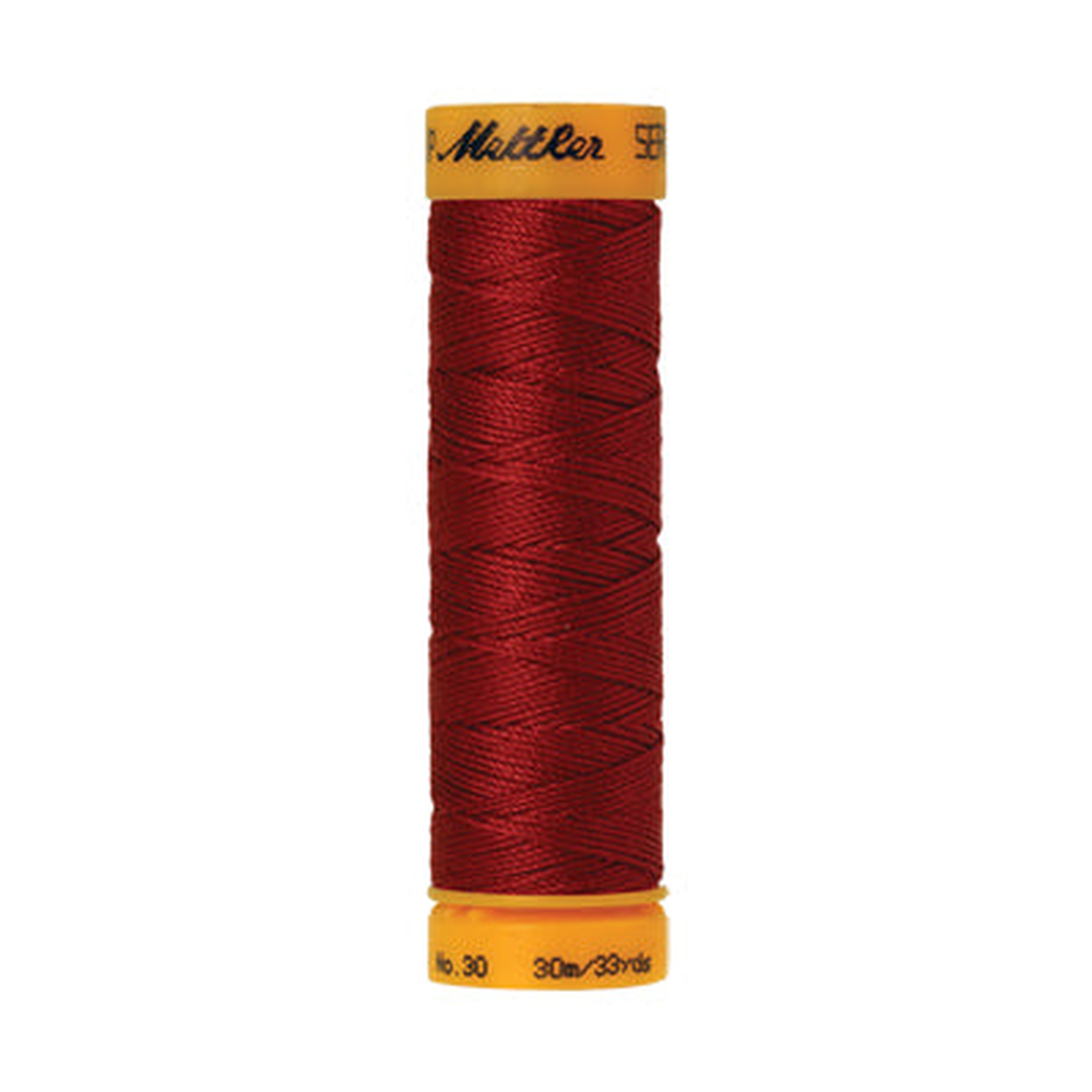 Mettler Seralon sewing thread spool in Fire Engine (0105) - 30/3 30m