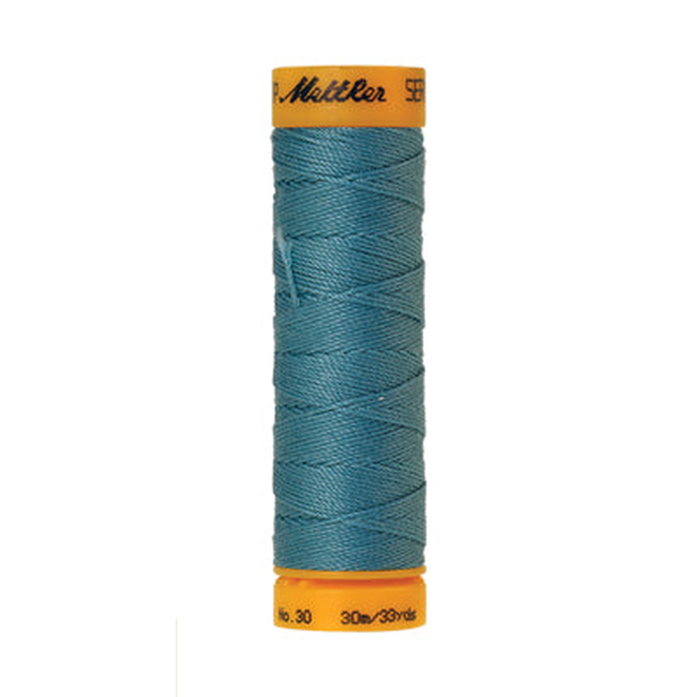 Mettler Seralon sewing thread spool in Glacier Blue (0722) - 30/3 30m