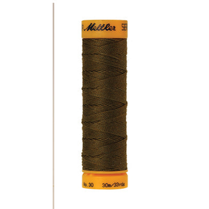 Mettler Seralon sewing thread spool in Golden Brown (0667) - 30/3 30m