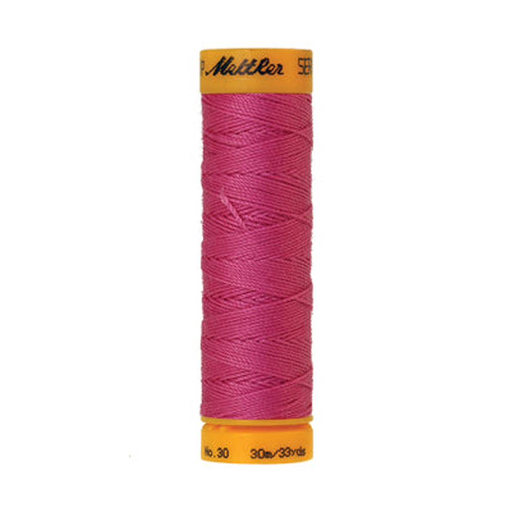 Mettler Seralon sewing thread spool in Hot Pink (1423) - 30/3 30m