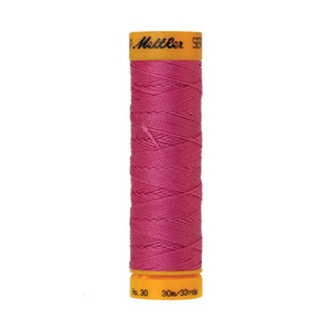 Mettler Seralon sewing thread spool in Hot Pink (1423) - 30/3 30m