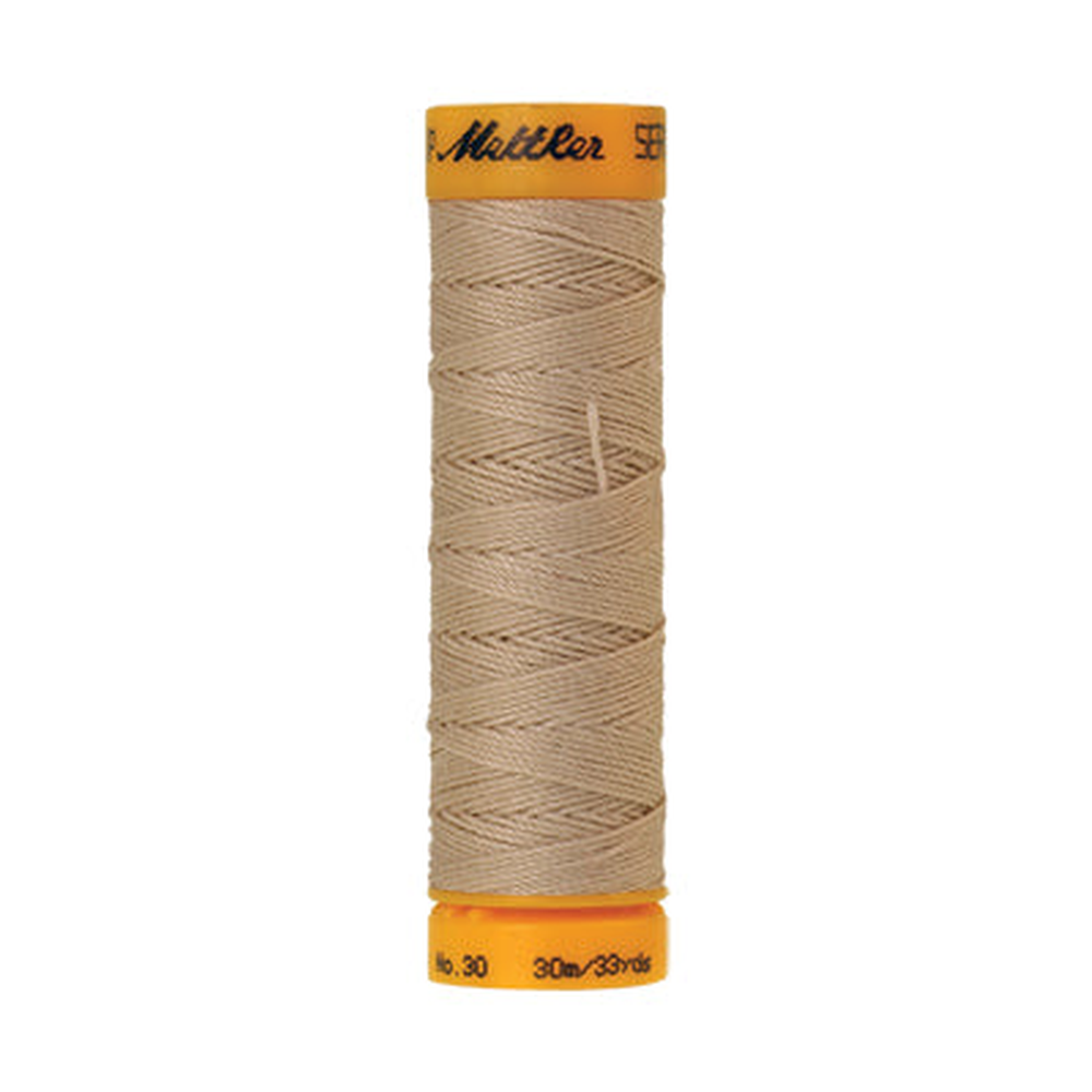 Mettler Seralon sewing thread spool in Oat Flakes (0537) - 30/3 30m