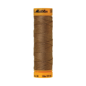 Mettler Seralon sewing thread spool in Pecan (1424) - 30/3 30m