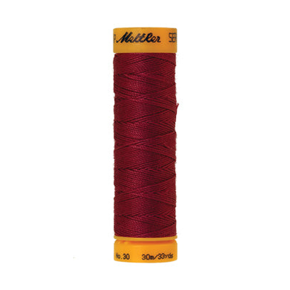 Mettler Seralon sewing thread spool in Pomegranate (0869) - 30/3 30m