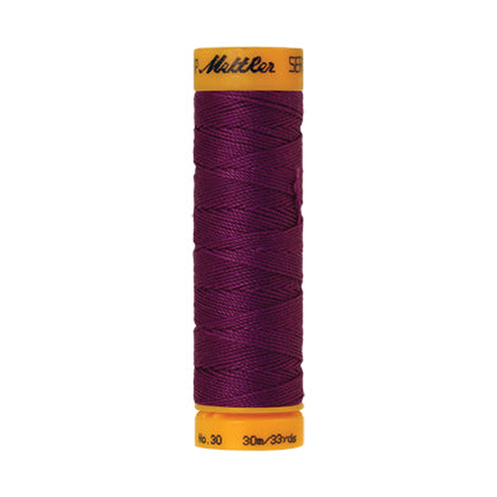 Mettler Seralon sewing thread spool in Purple Passion (1062) - 30/3 30m