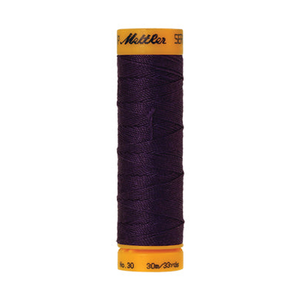 Mettler Seralon sewing thread spool in Purple Twist (0578) - 30/3 30m