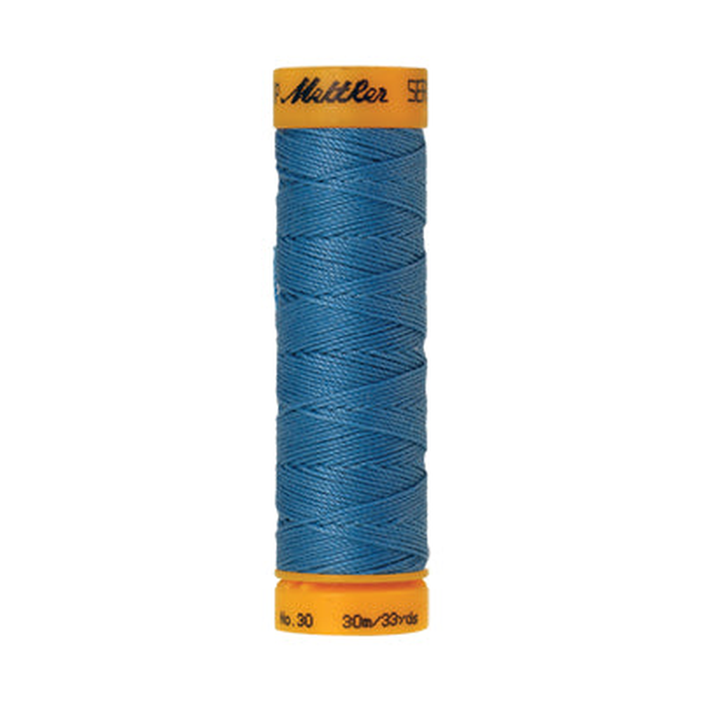 Mettler Seralon sewing thread spool in Reef Blue (0338) - 30/3 30m