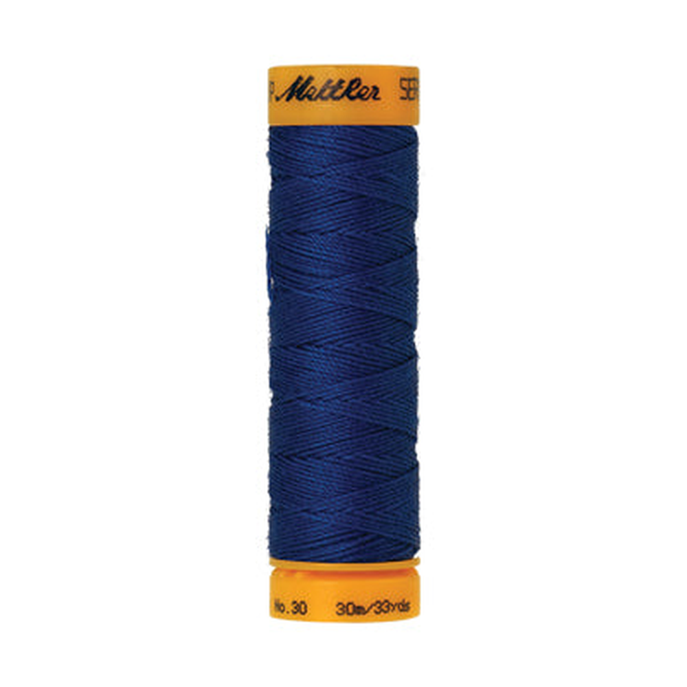 Mettler Seralon sewing thread spool in Royal Blue (1303) - 30/3 30m