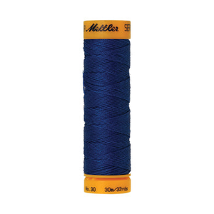 Mettler Seralon sewing thread spool in Royal Blue (1303) - 30/3 30m