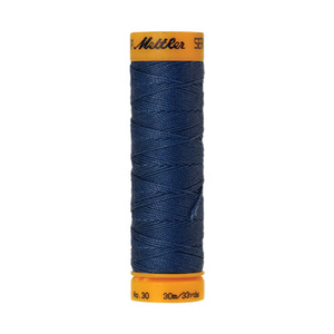 Mettler Seralon sewing thread spool in Steel Blue (1316) - 30/3 30m