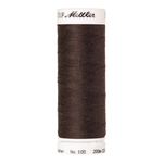 Mettler Seralon sewing thread spool in Polyest Earthy Brown Coal (0399) - 62/2 200m