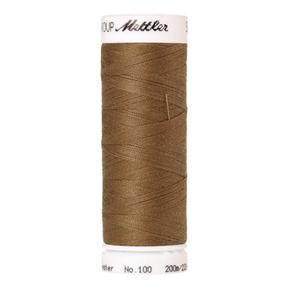 Mettler Seralon sewing thread spool in Aniseed (0465) - 62/2 200m