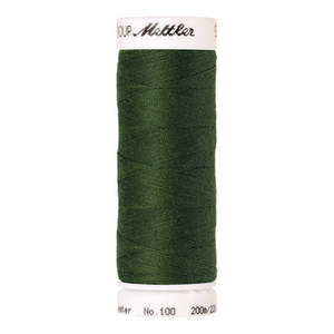 Mettler Seralon sewing thread spool in Backyard Green (0842) - 62/2 200m