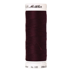 Mettler Seralon sewing thread spool in Beet Red (0111) - 62/2 200m