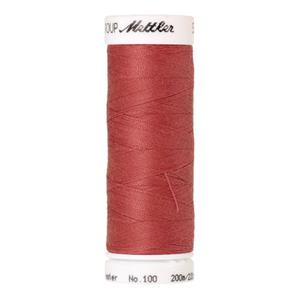 Mettler Seralon sewing thread spool in Blood Orange (0623) - 62/2 200m