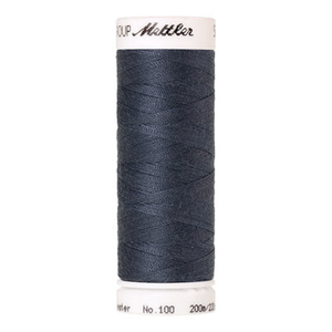 Mettler Seralon sewing thread spool in Blue Shadow (0311) - 62/2 200m