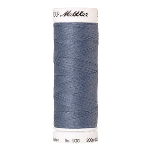 Mettler Seralon sewing thread spool in Blue Whale (0309) - 62/2 200m