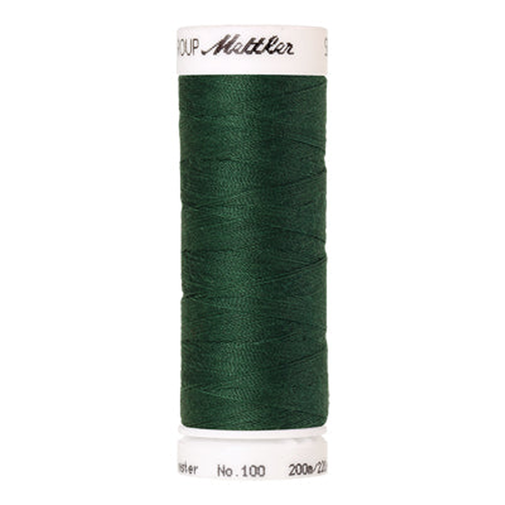Mettler Seralon sewing thread spool in Bright Green (1097) - 62/2 200m