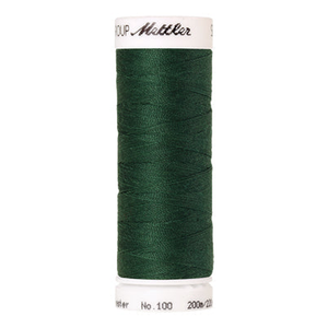 Mettler Seralon sewing thread spool in Bright Green (1097) - 62/2 200m