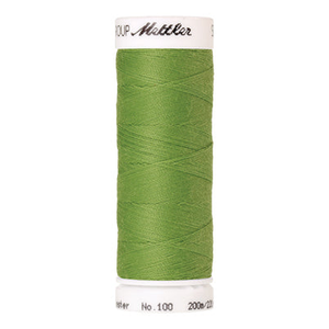 Mettler Seralon sewing thread spool in Bright Mint (0092) - 62/2 200m