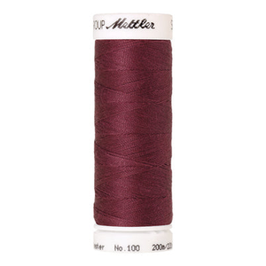 Mettler Seralon sewing thread spool in Burgundy (0639) - 62/2 200m