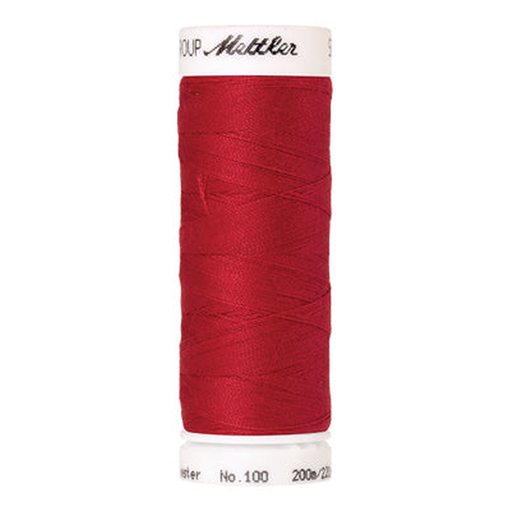 Mettler Seralon sewing thread spool in Cardinal (0503) - 62/2 200m