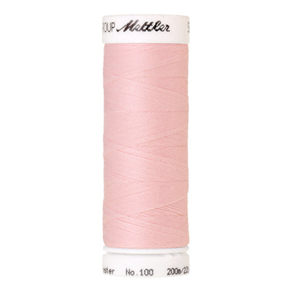 Mettler Seralon sewing thread spool in Carnation (3518) - 62/2 200m