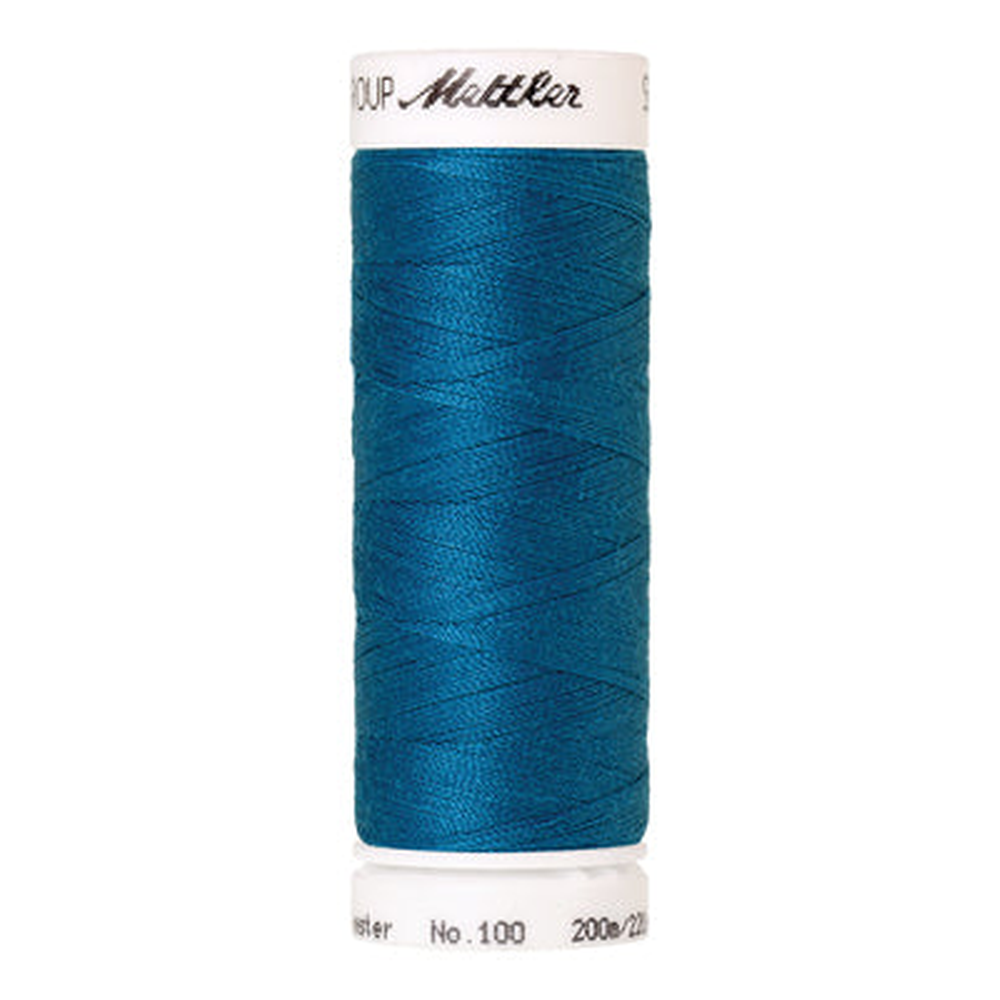Mettler Seralon sewing thread spool in Carribbean Sea (0999) - 62/2 200m