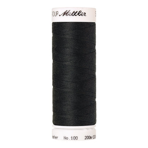 Mettler Seralon sewing thread spool in Charcoal (1282) - 62/2 200m