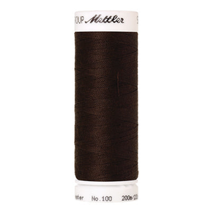 Mettler Seralon sewing thread spool in Chocolate (0428) - 62/2 200m